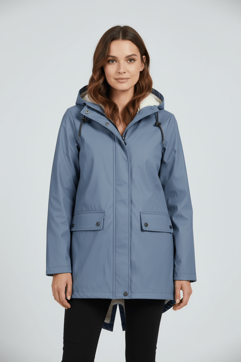 Zerina | Women’s Waterproof Fleece‑Lined Hooded Trench Coat1
