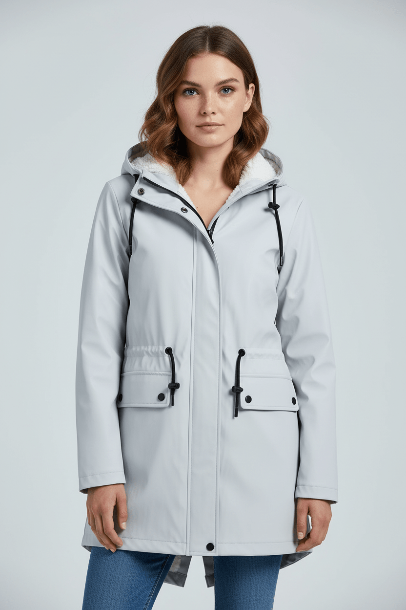 Zerina | Women’s Waterproof Fleece‑Lined Hooded Trench Coat6