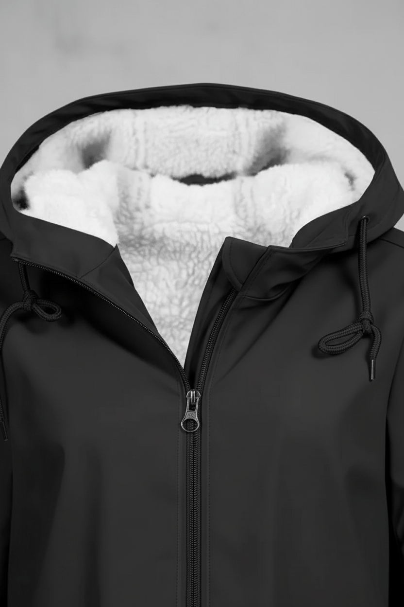 Zerina | Women’s Waterproof Fleece‑Lined Hooded Trench Coat8