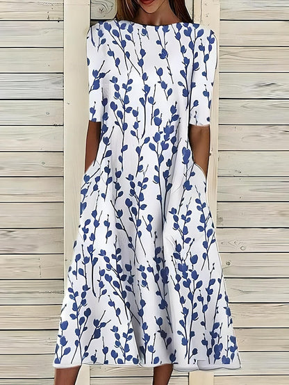 Harlow | Robe midi évasée pour femmes