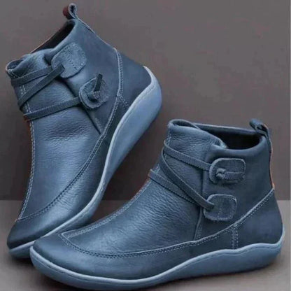 Galaris | Bottes orthopédiques mi-hautes pour femmes – Design à sangle à boucle