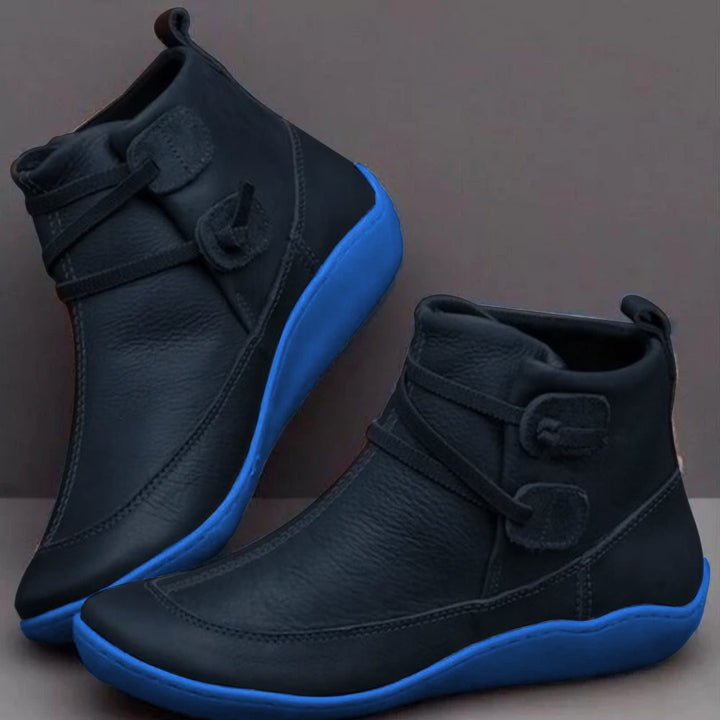 Galaris | Bottes orthopédiques mi-hautes pour femmes – Design à sangle à boucle