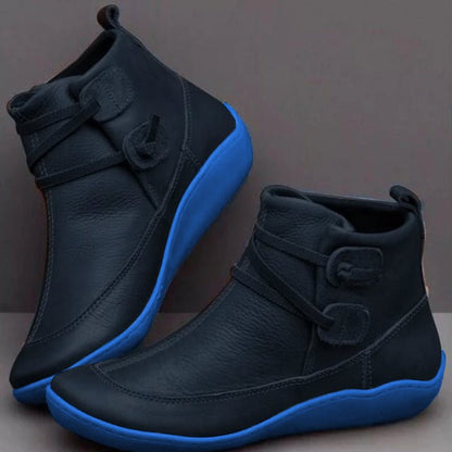 Galaris | Bottes orthopédiques mi-hautes pour femmes – Design à sangle à boucle