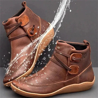 Galaris | Bottes orthopédiques mi-hautes pour femmes – Design à sangle à boucle
