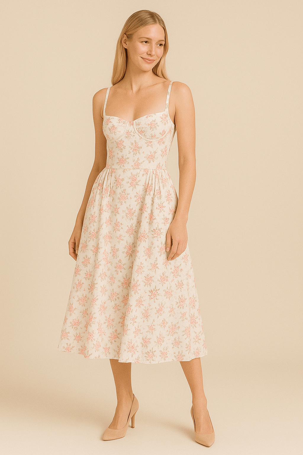 Harmelle | Robe d'été à décolleté en V pour femmes