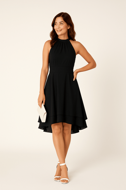 Zyelina | Robe sans manches à col halter pour femmes