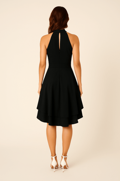 Zyelina | Robe sans manches à col halter pour femmes