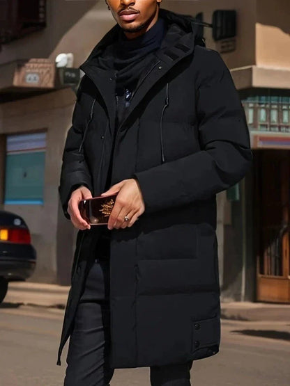 Stanley | Manteau d'hiver long élégant pour hommes