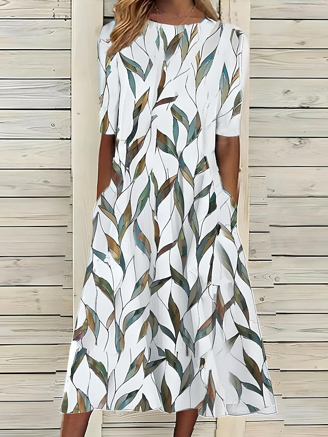 Harlow | Robe midi évasée pour femmes