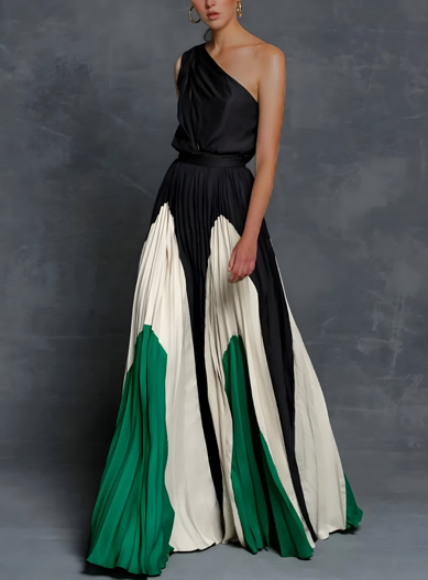 Wexley | Women’s One-Shoulder Asymmetrical Maxi Dress